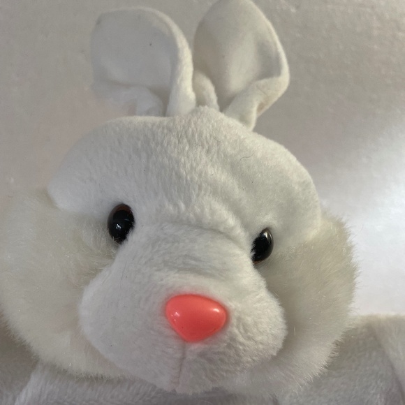 Plush Bunny Rabbit Hand Puppet White Four Star International Trading Co Toy 12" - Picture 4 of 8